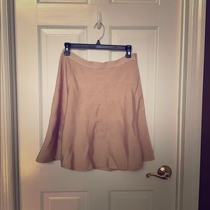 Beige skater skirt